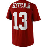 Men's New York Giants Odell Beckham Jr Nike Red Player Pride Name & Number T-Shirt
