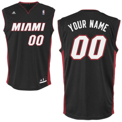 adidas Miami Heat Custom Replica Road Jersey