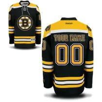 Reebok Boston Bruins Men's Premier Away Custom Jersey - White