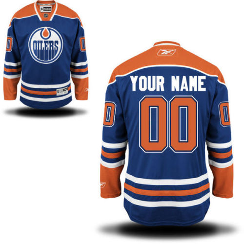 Edmonton Oilers Reebok Custom Premier Alternate Jersey - Orange