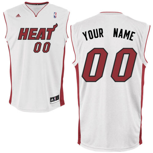 adidas Miami Heat Custom Replica Road Jersey