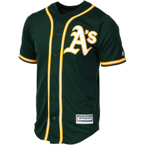 Men's Oakland Athletics Majestic Athletic Green Alternate Cool Base Jersey