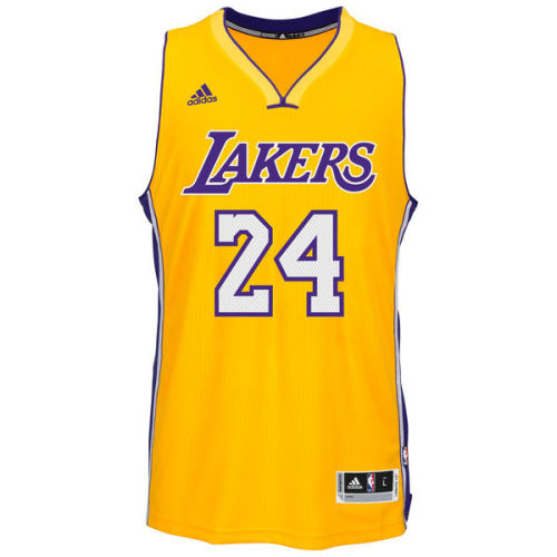 Kobe Bryant Los Angeles Lakers adidas Player Swingman Home Jersey - Gold