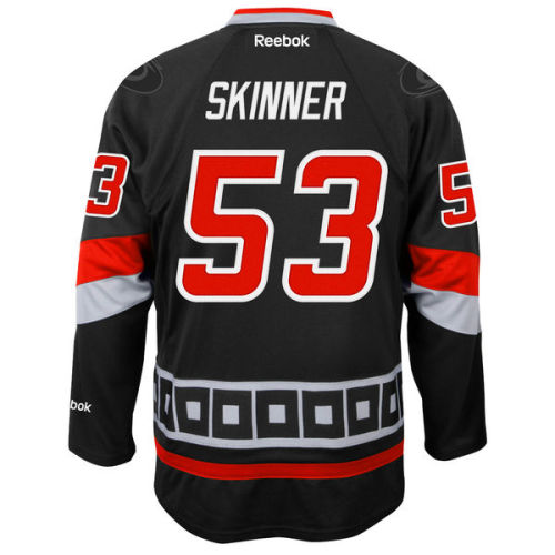 Jeff Skinner Carolina Hurricanes Reebok Alternate Premier Jersey – Black