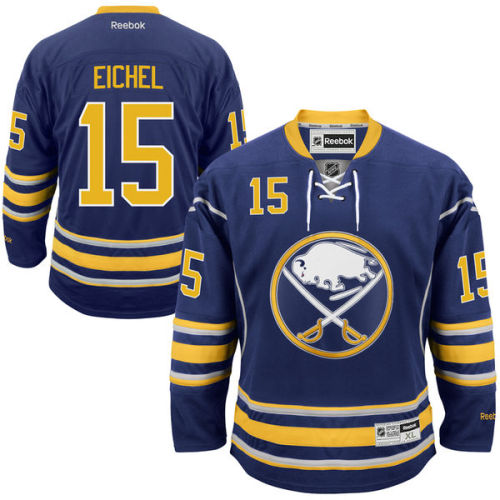 Jack Eichel Buffalo Sabres Men's Home Premier Jersey - Navy