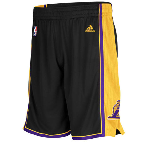 Los Angeles Lakers adidas Swingman Shorts – Black