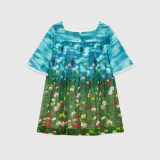 Children's garden print dress