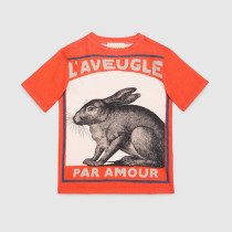 Children's rabbit print t-shirt