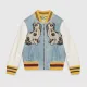 Children's leather bomber jacket