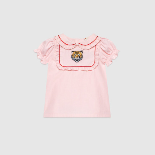 Baby cotton shirt with tiger