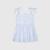 Children's striped oxford dress