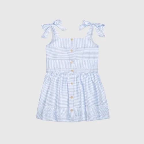 Children's striped oxford dress