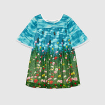 Children's garden print dress