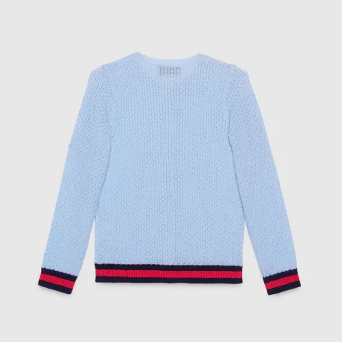 Children's wool cardigan with Web