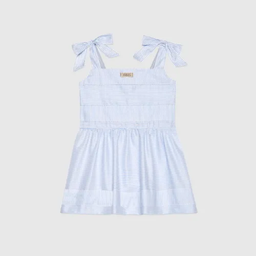 Children's striped oxford dress