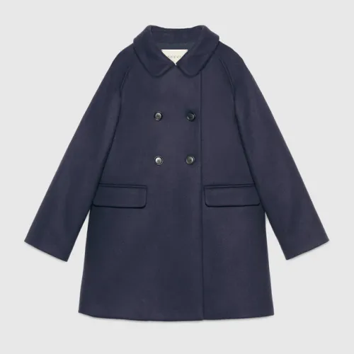 Children's wool cashmere coat