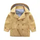 2017 New Spring Autumn Boys Trench Coat Soild Color Double-breasted Children Coats Hooded Boy Jacket Kids Clothes Boys Overcoat