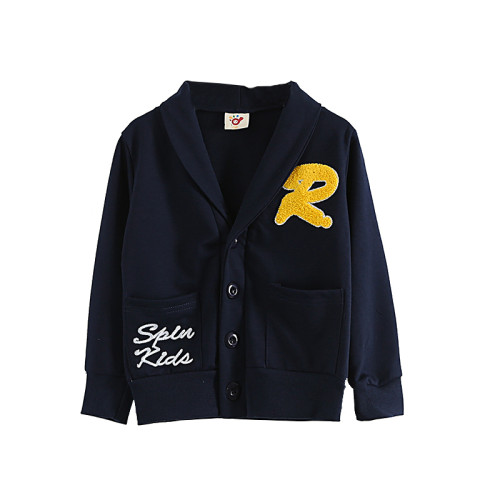 Baby Boys Clothing Spring Autumn Fashion Turn Down Callar Long Sleeve Cardigan Children Outerwear Coats Jacket Kids Jackets