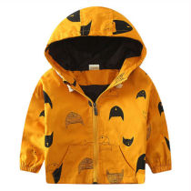 2016 Autumn New Children Jacket For Boys Print Monsters Baby Boy Outerwear & Coats 2-8 Years Kids Waterproof Windbreaker Clothes