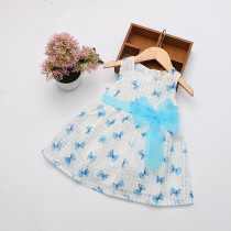 2016 Hot Sale 0-2 Years Summer Cotton Baby Dress Princess Dress Puff Sleeveless Cute Fashionable Baby Infant Dress Free Shipping