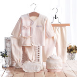 5PCS Newborn Baby Clothes 0-3M 100% Color Cotton Striped Warm Brand For Boys Girls Underwear Free Shipping Baby Set Clothes