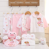 17PCS Newborn Baby Clothes Sets Infants Girls Boys 100% Cotton Cute Underwear Clothing Suit Outfits Baby Set Clothes