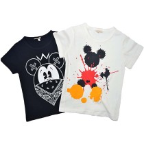 Boys Girls Summer T shirts Children Tops Cotton Shirts Baby Tees Clothing Kids Cartoon Mouse T shirts 2016 New