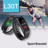TEAMYO L30T RGB Smart Fitness Bracelet Bluetooth Smart Band With Heart Rate Activity Tracker For Apple Xiaomi Meizu PK miband2