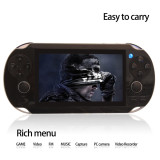 4.3 inch 8G portable game player handheld game console camera video music for gba nes gbc smc smd mini game