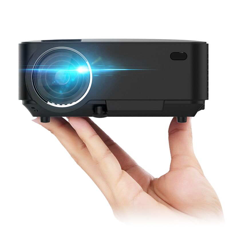 LCD Portable Projector HD Mini LED Projectors Video Games Home Theatre Movie Support 1080P USB Media Player Speaker HDMI Cheap