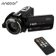 Andoer HDV-Z20 WiFi Digital Video Camera 1080P Full HD Portable Camcorders 24 MP 3.0  Touchscreen Professional Camcorder Camera