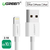 For MFi iPhone Cable 2m 1m iOS10.1,Ugreen 2.1A Fast Mobile Phone Lightning to USB Charger Data Cable for iPhone 6 iPad Air iPod