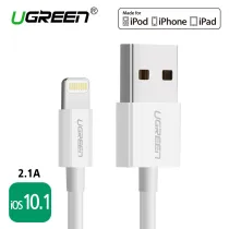 For MFi iPhone Cable 2m 1m iOS10.1,Ugreen 2.1A Fast Mobile Phone Lightning to USB Charger Data Cable for iPhone 6 iPad Air iPod
