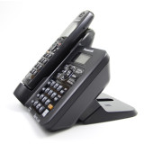 2 Handsets KX-TG6642B DECT 6.0 Digital wireless phone Black Cordless Phone with Answering system