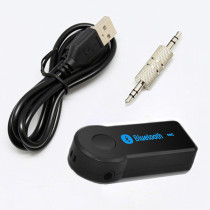 Universal 3.5mm Streaming Car A2DP Wireless Bluetooth Car Kit AUX Audio Music Receiver Adapter Handsfree with Mic For Phone MP3