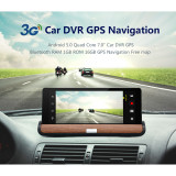 Junsun New 3G 7 inch Car GPS Navigation Bluetooth Android 5.0 Navigators Automobile with DVR Car sat nav Free maps