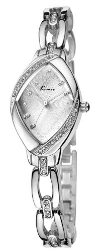 Lava Watches Women's Luxury Rhinestone Watchcase Silver Steel Watch Kw6010s