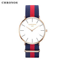 Brand CHRONOS Watches Men Women Fashion Casual Sport Clock Classical Nylon Male Quartz Wrist Watch Relogio Masculino Feminino