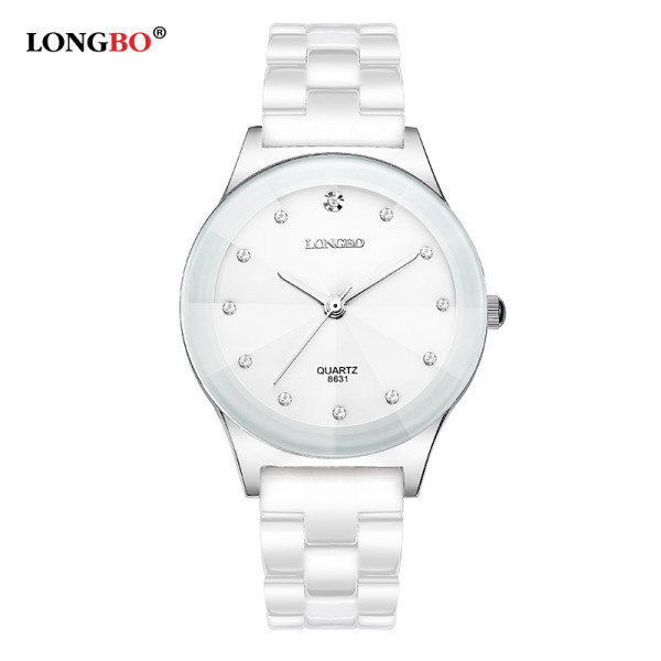 2016 New Luxury Brand LONGBO Mens Women Ceramic Watch Fashion Geneva Couple Watches Male Quartz Wrist watches relojes mujer 8631