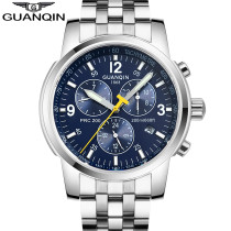 Original GUANQIN Men Mechanical Watches Men Luxury Brand Full Steel Waterproof 100m Business Automatic Wristwatches For Men