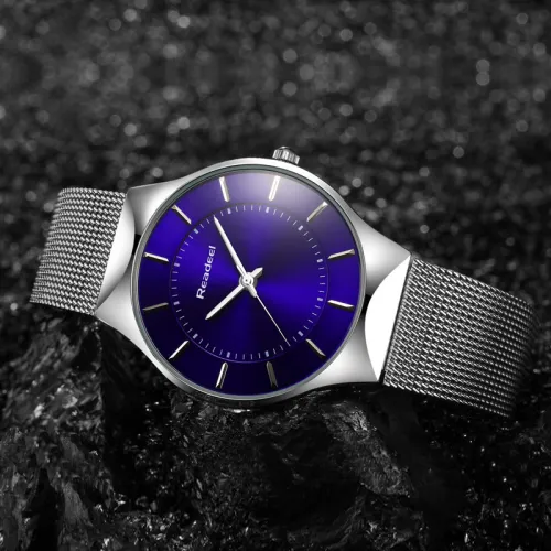 Readeel Men Watches Top Brand Luxury Blue Dial Ultra Thin Date Clock Male Steel Strap Casual Quartz Watch Men Sports Wrist WatchReadeel Men Watches Top Brand Luxury Blue Dial Ultra Thin Date Clock Male Steel Strap Casual Quartz Watch Men Sports Wrist Watch