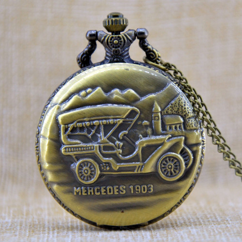 New Fashion Mercedes Coupe Car Quartz Pocket Watch designer watches men watch women Analog Pendant Necklace Men Women Watch Gift