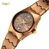 Wrist Watches For Women Men Lovers Watches Quartz Rhinestones Gold Stainless Steel Ladies Watch Relogio Feminino Clock Gift 8677