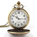 Bronze Dragon Deadpool fullmetal alchemist Pocket Watch Necklace Chain vintage Quartz pocket Fob watches Men Relogio De Bolso