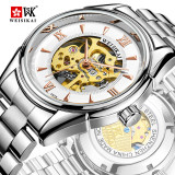 Genuine Weisikai Mens Business hollow automatic mechanical watches manufacturers selling custom waterproof