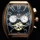 Forsining Tonneau Automatic Watches Men Luxury Brand Date Month Chronograph Flying Tourbillon Watch Mechanical Watch