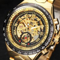 Luxury Watch Men Skeleton Automatic Mechanical Watch Gold Skeleton Vintage Watchskeleton Man Watch Mens Watch Top Brand Luxury