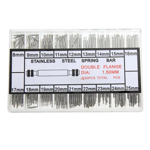 Wholesale! 360pcs 8-25mm Watch Band Spring Bars Strap Link Pins Repair Watchmaker Link Pins Remove Toolsworldwise Top Quality