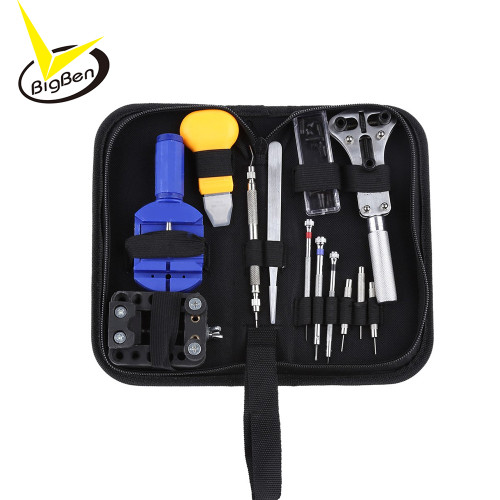 13pcs Watch Repair Tool Kit Set Watch Case Opener Link Spring Bar Remover Screwdriver Tweezer Watchmaker Dedicated Device