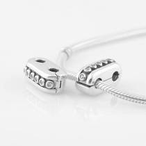 KT073B-N Free Shipping 100% 925 Silver Clip And Clasp Charms Love Heart Silver beads Fits for pandora Bracelet and Necklace,hot
